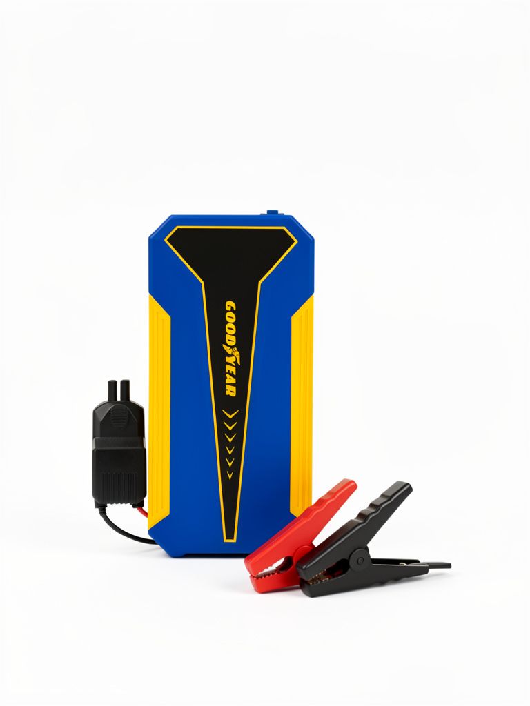 Arrancador de batería portátil de la marca Goodyear