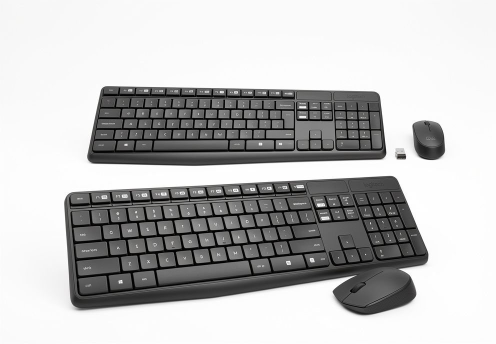 COMBO TECLADO + MOUSE LOGITECH MK235 INALAMBRICO USB WIRELESS
