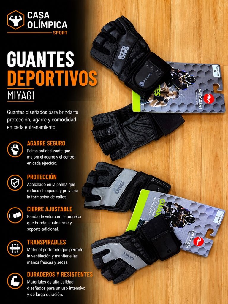 161099 GUANTE DEPORTIVO MIYAGI 161099