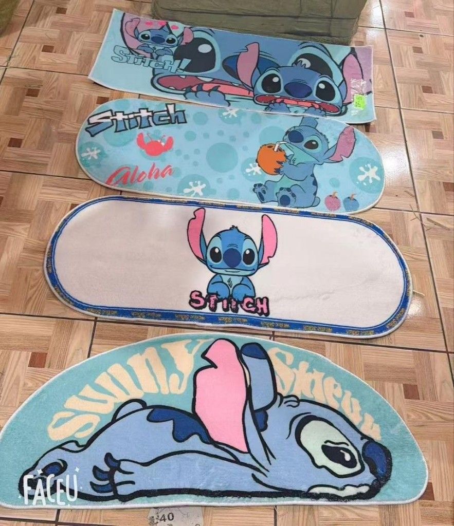 Alfombras de stich pie de cama