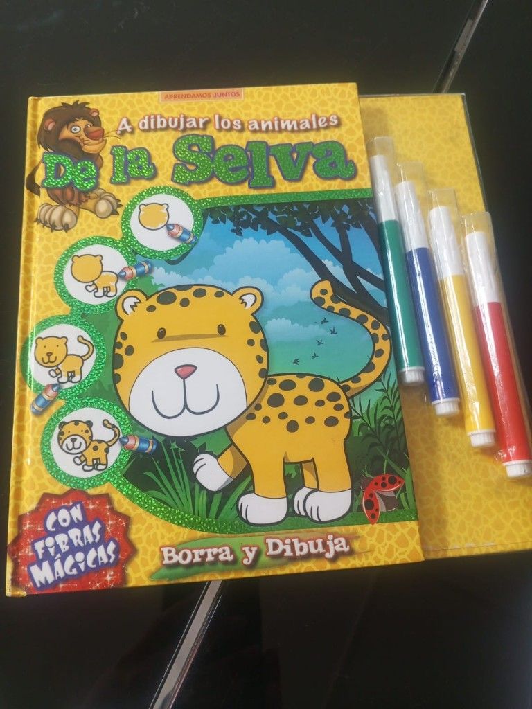 A pintar con los animales de la selva