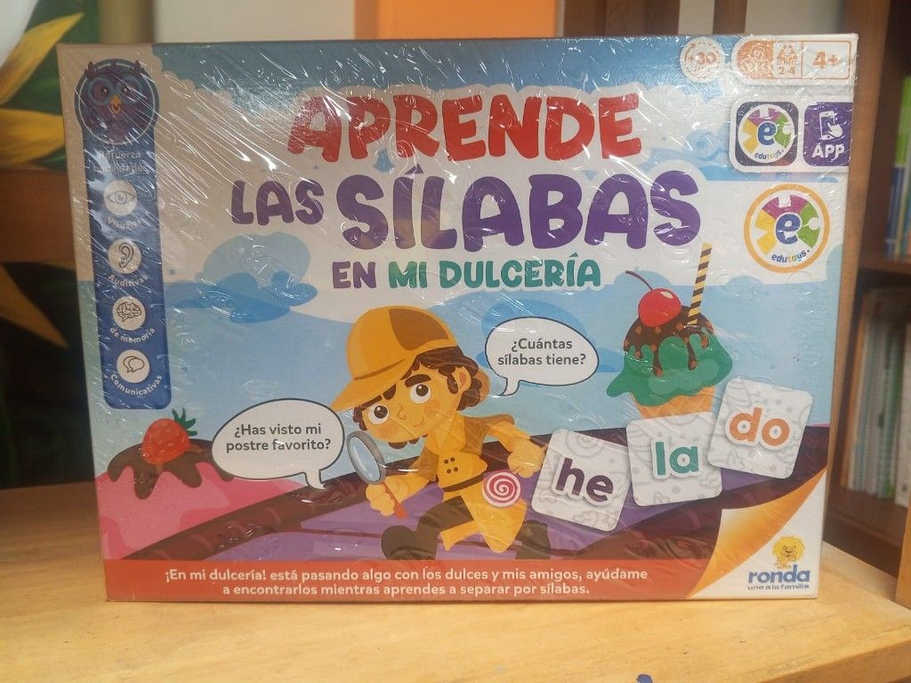 Aprende las silabas en mi dulceria