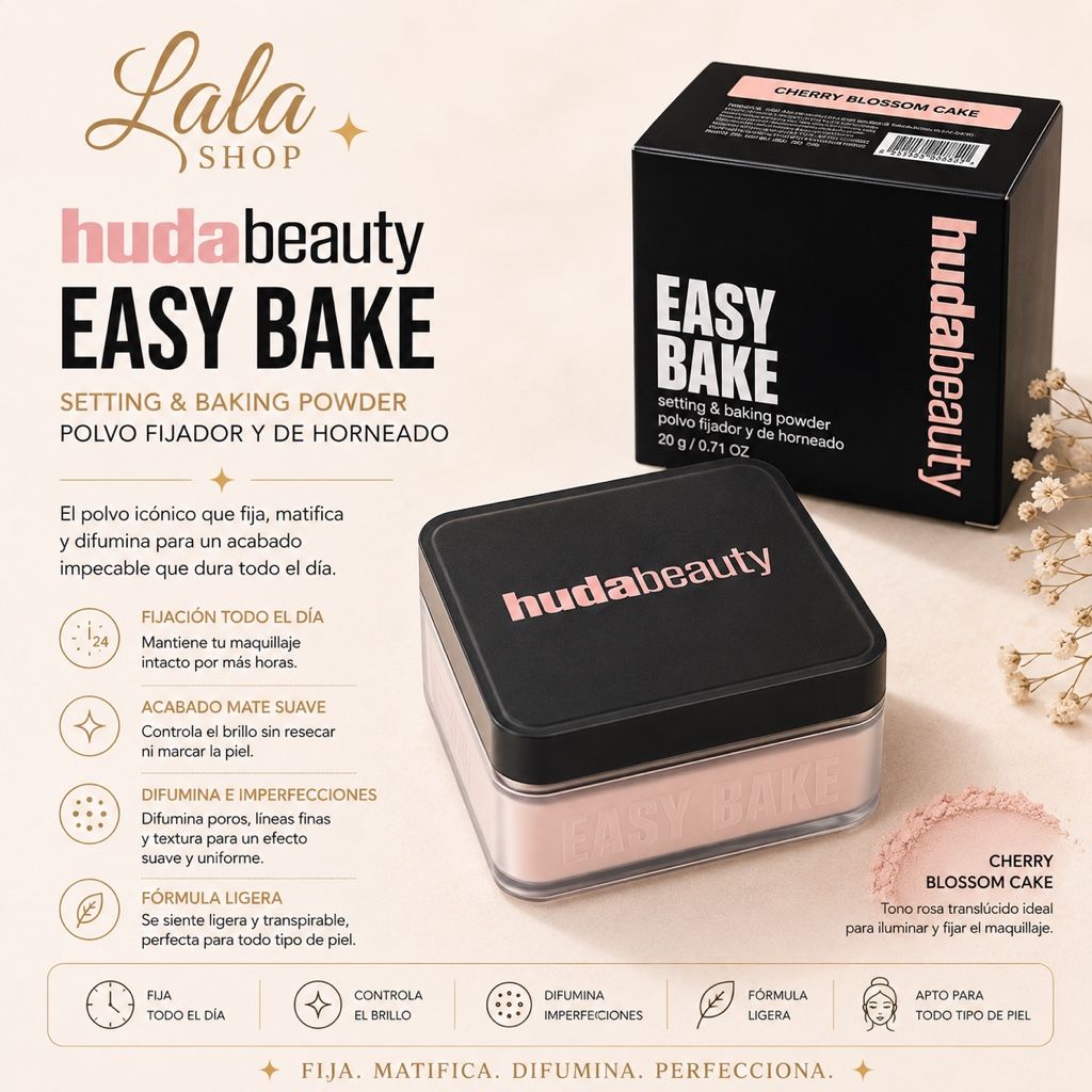Huda Beauty Cherry Blossom Cake