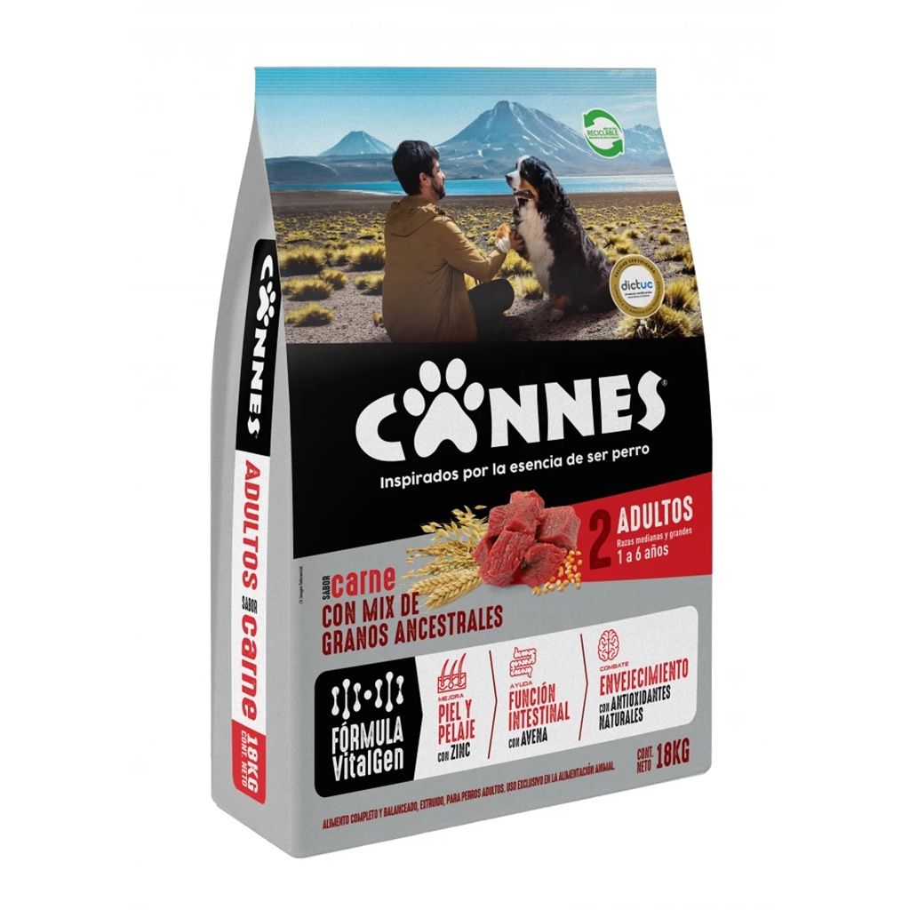 Cannes adulto 18kg
