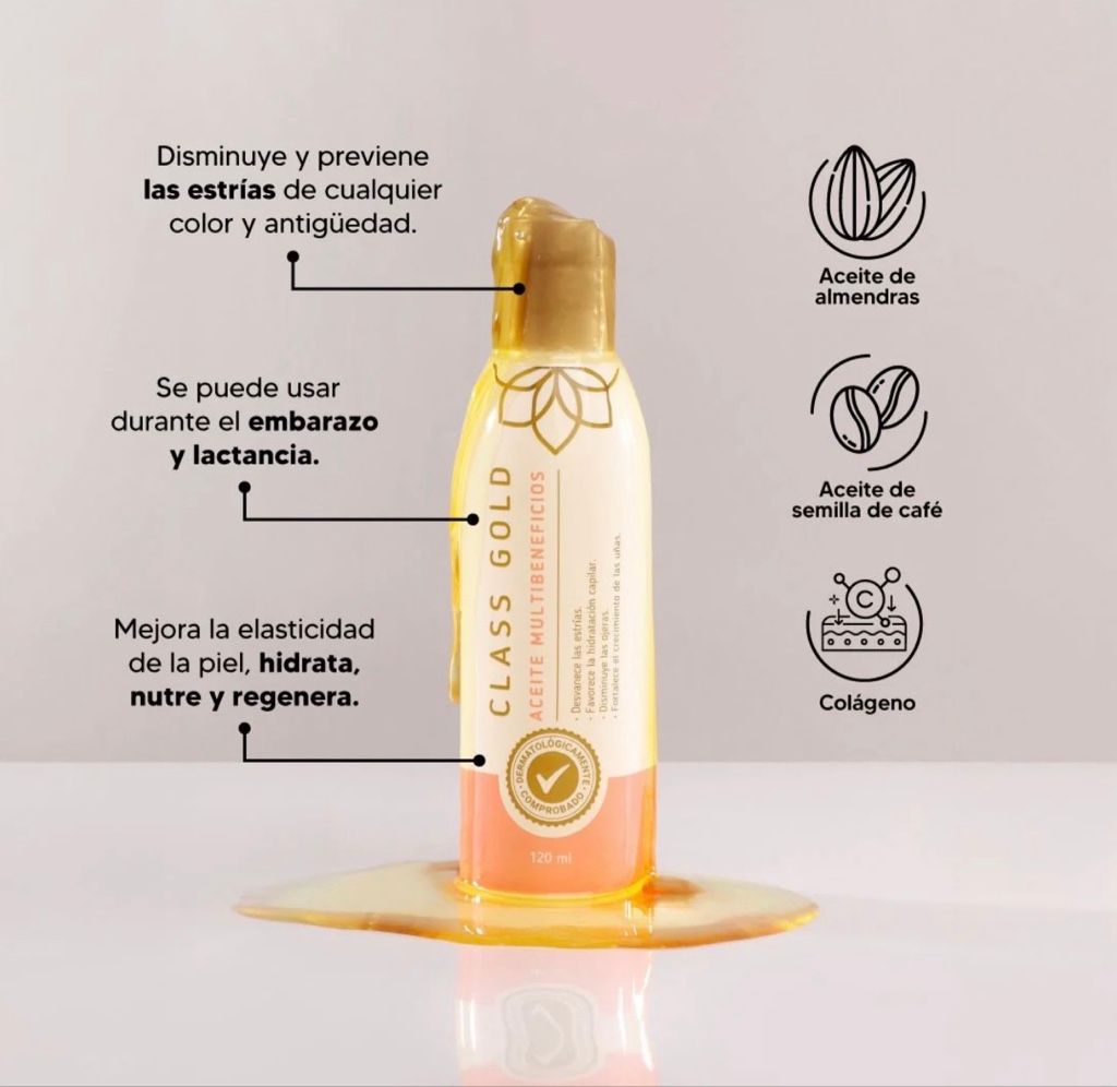 aceite multibeneficios 120ML class gold