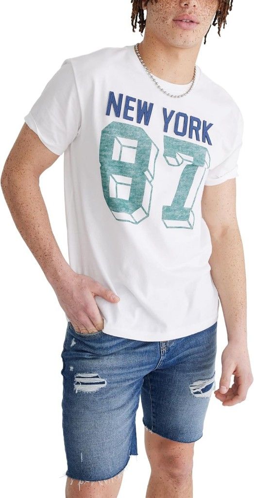 Aeropostale Camiseta blanca New York 87