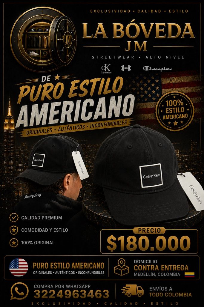 Calvin Klein gorra negra