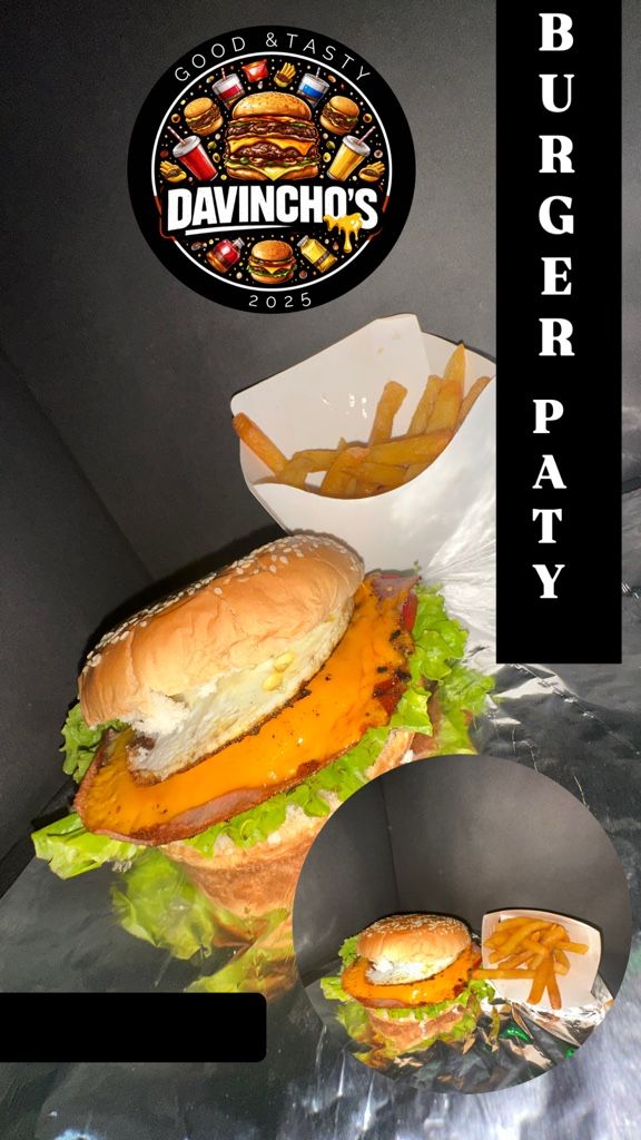 BURGER PATY COMPLETO C PAPAS