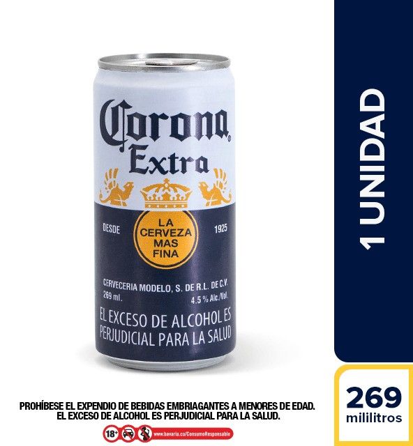 Corona lata 269ml