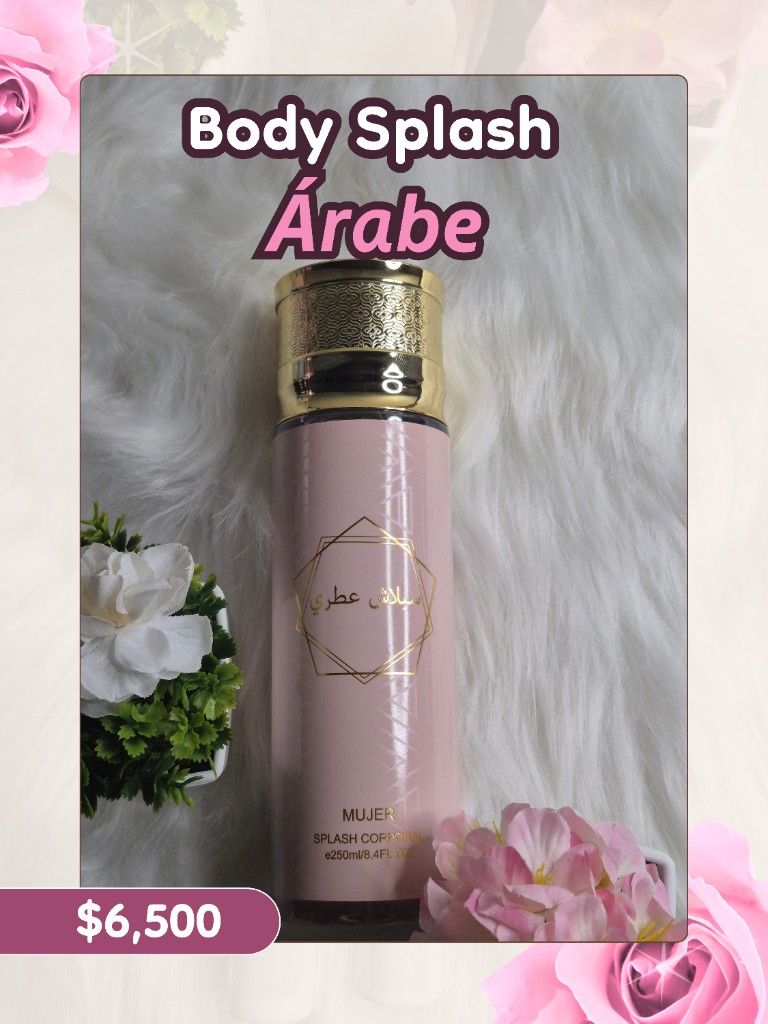 Body Splash Árabe Rosado dama