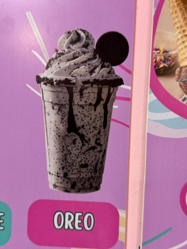 Malteada de Oreo