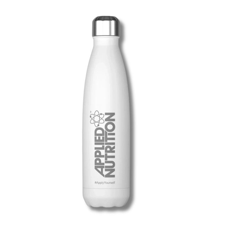 Applied Nutrition shaker blanco metalico