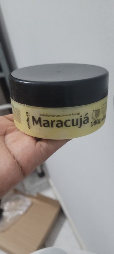 Apiderm Maracujá esfoliante corporal e facial 180g