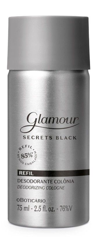 Glamour Secrets Black Refil 75ml