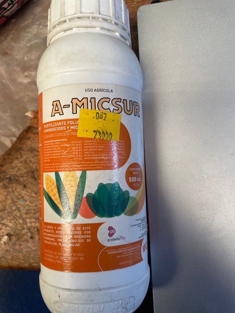 A-MICSUR fertilizante foliar 500cc