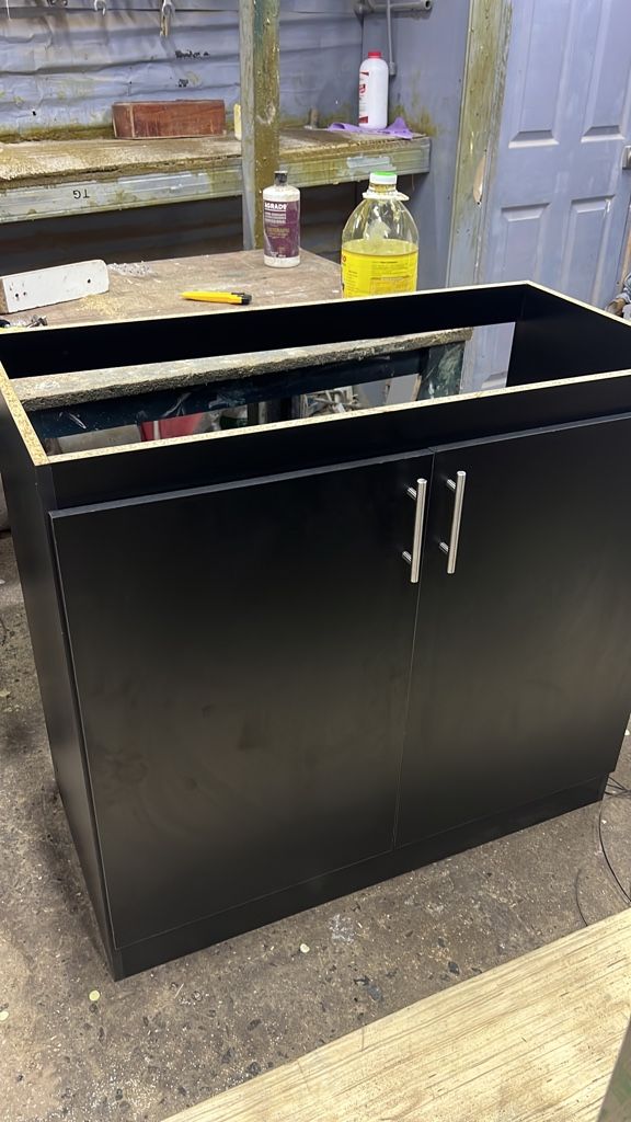Fregadero de 2 puertas