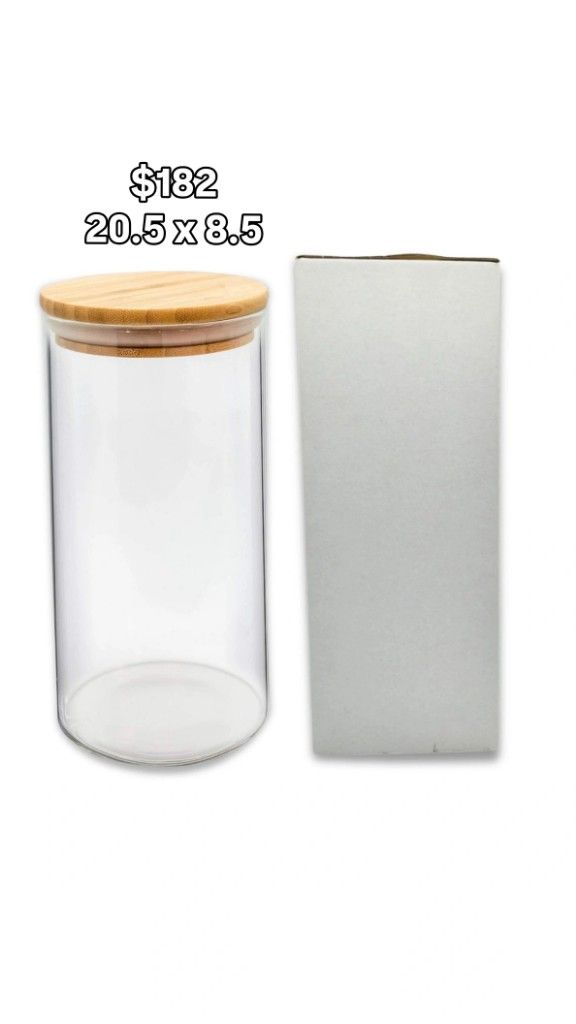 2do Recipiente vidrio t/madera