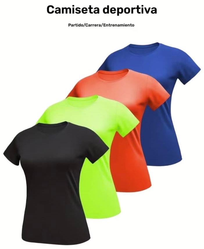 Camiseta deportiva tela fresca