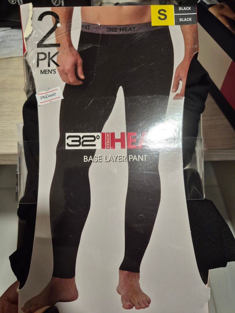 32 Degrees Heat pantalon negro hombre