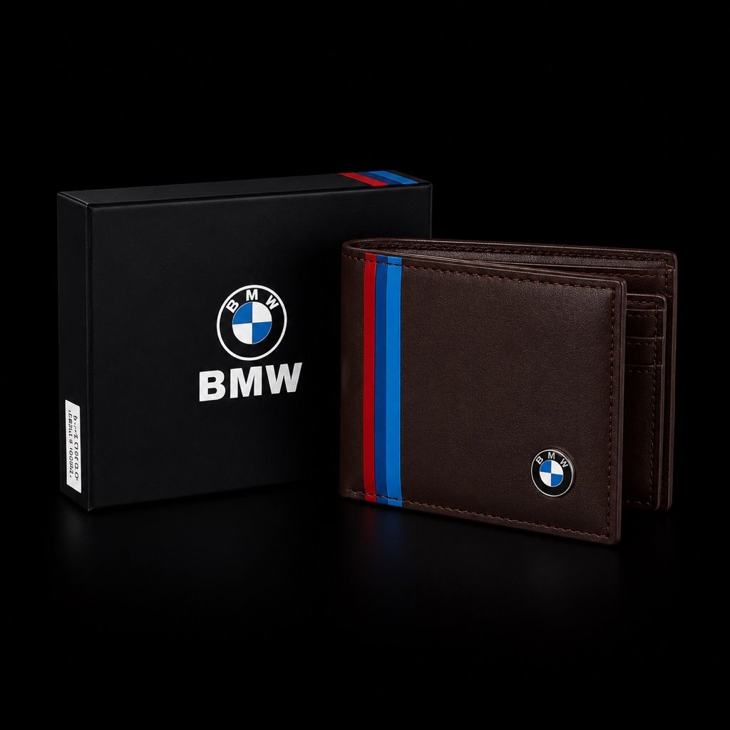 BILLETERA BMW CUERO CON CAJA