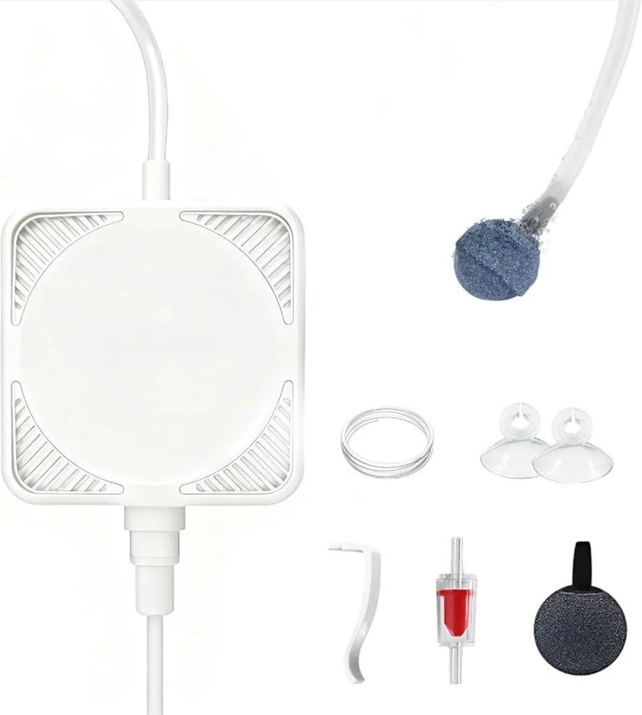 Air Pum mini cuadrado blanco
