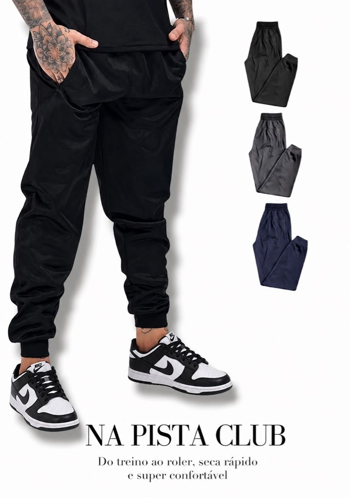 Na Pista Club calça preta