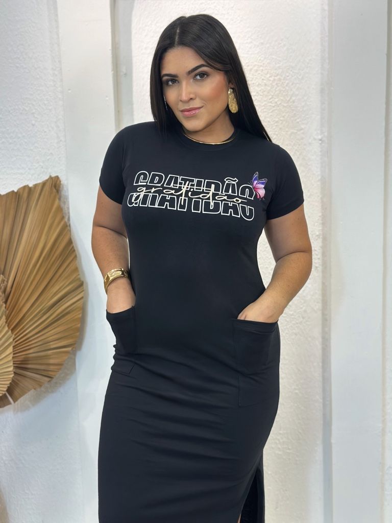 Vestido Gratidão plus size