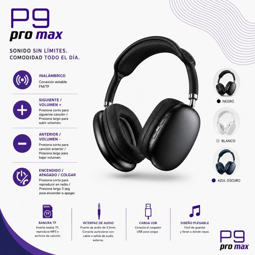 DIADEMA P9 PRO MAX