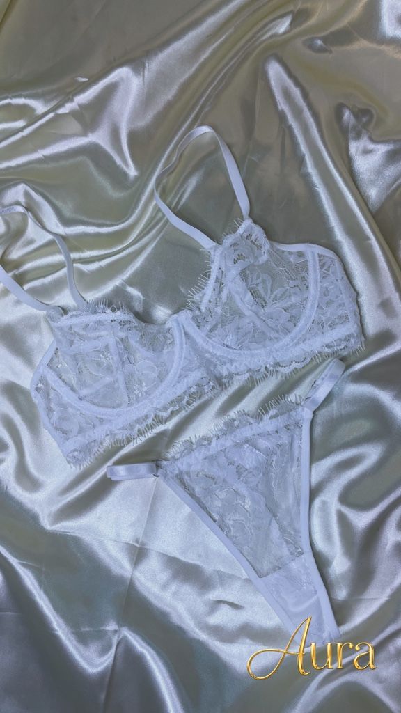 Set Encaje Jazmin Blanco