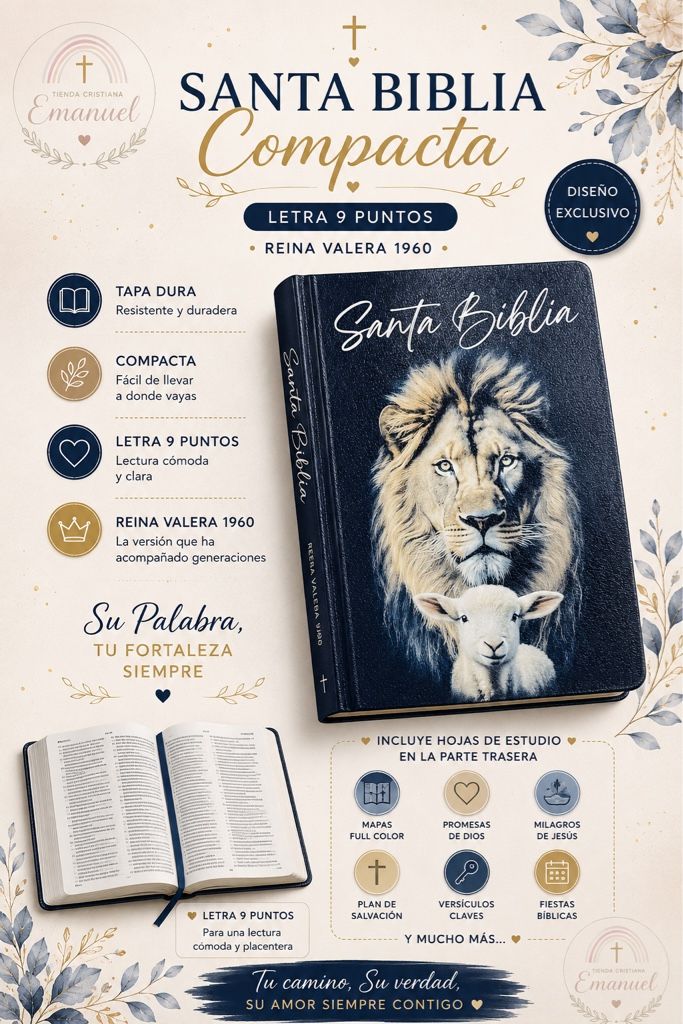 Biblia León y cordero negro