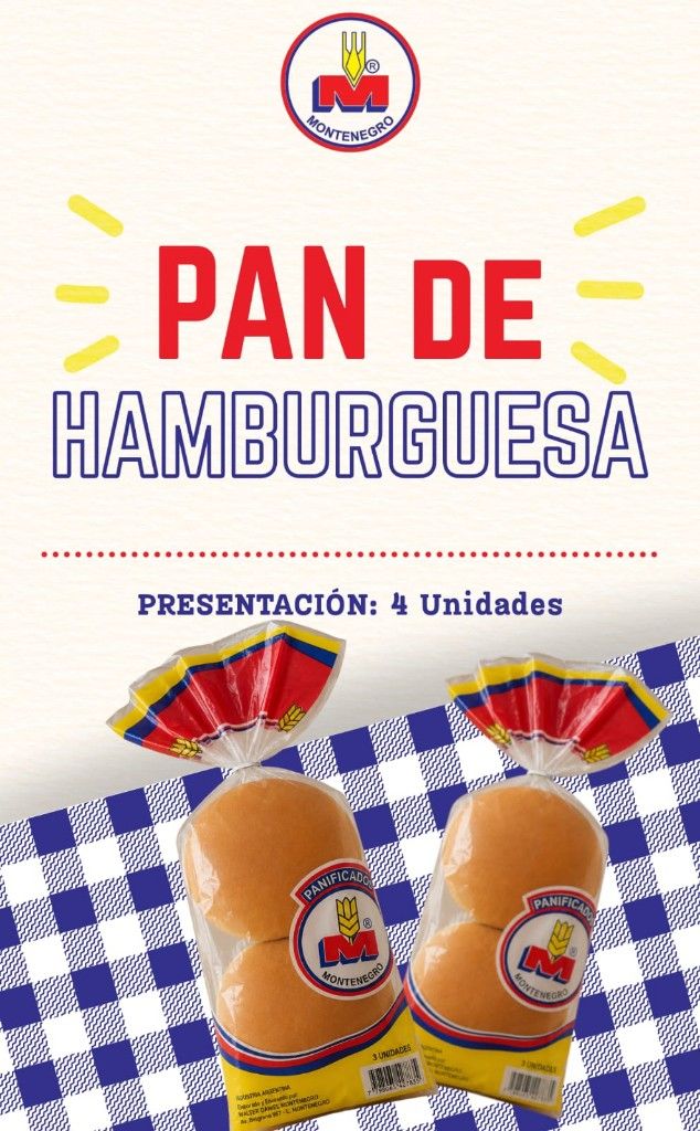 HAMBURGUESAS X 4 UNID