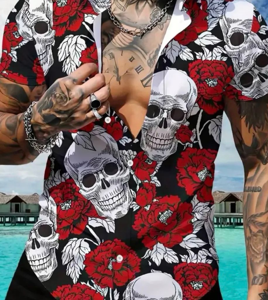 Camisa de calavera clásica