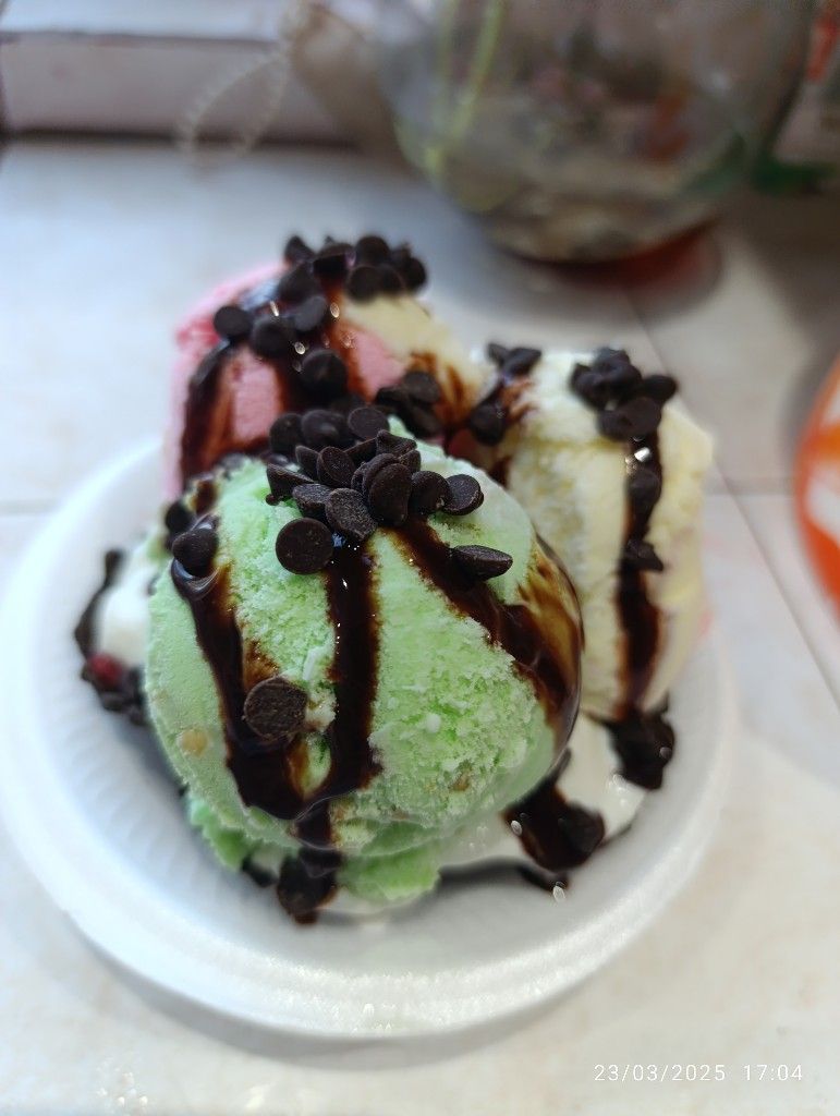 Canasta con nieve