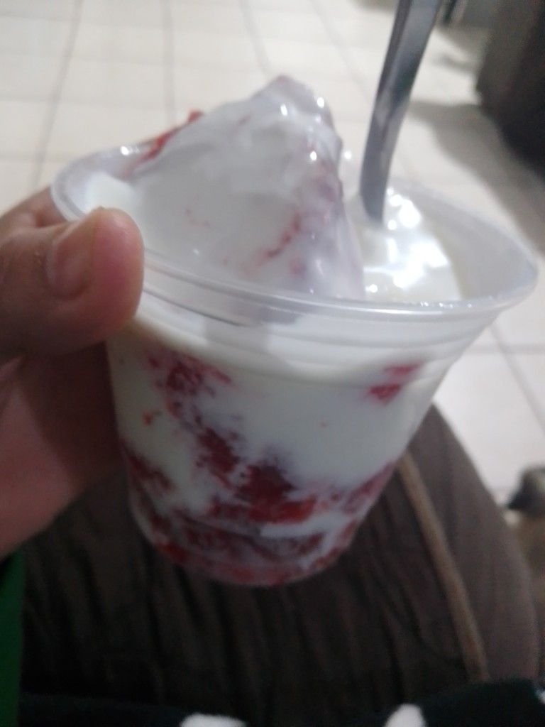 Fresas con crema