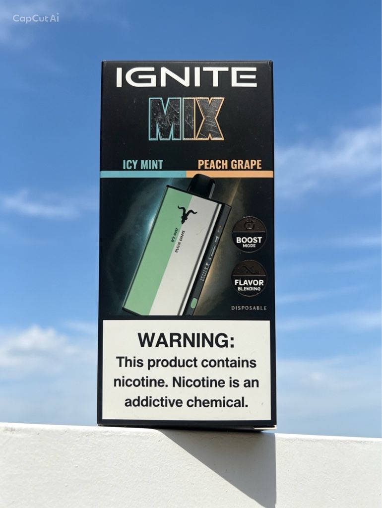 Icy mint-peach Grape