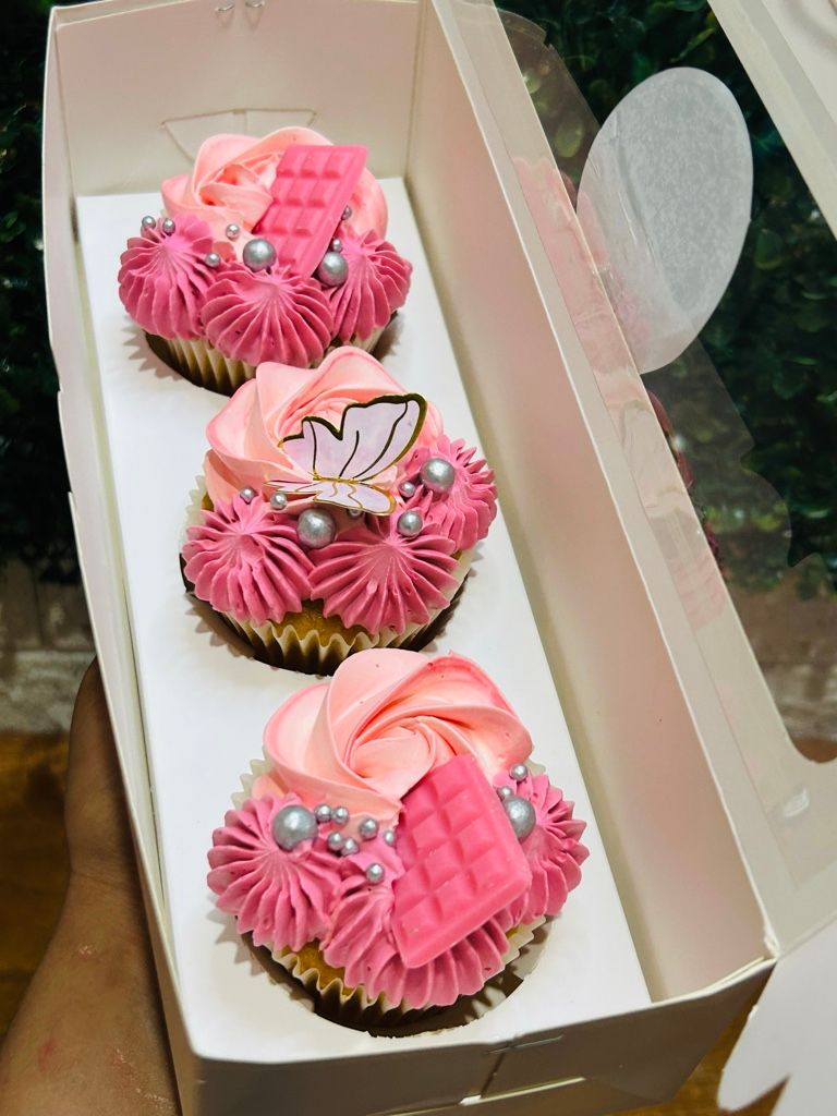 Cupcakes de 3 unidades