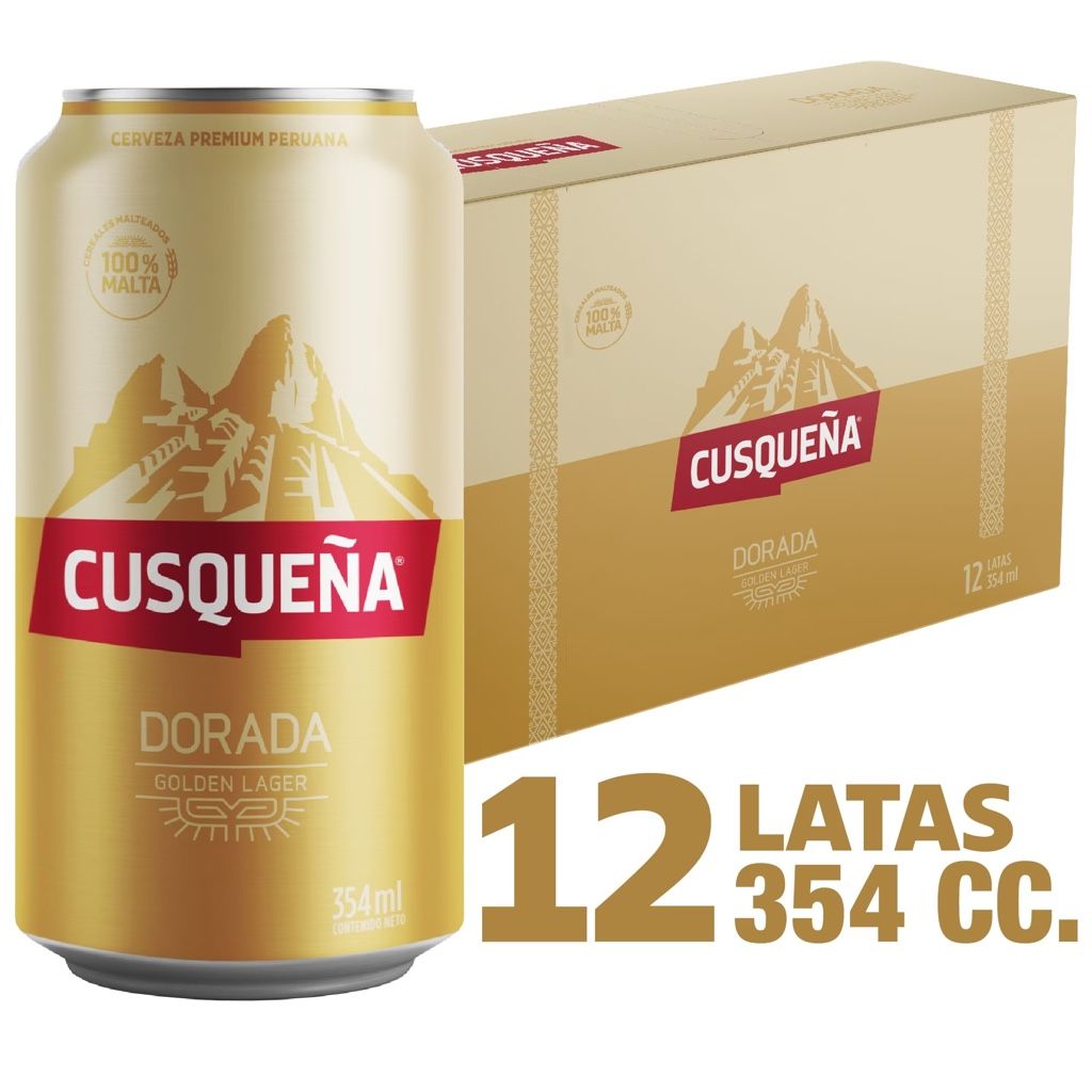 Maleta de 12und Cusqueña Dorada 354ml