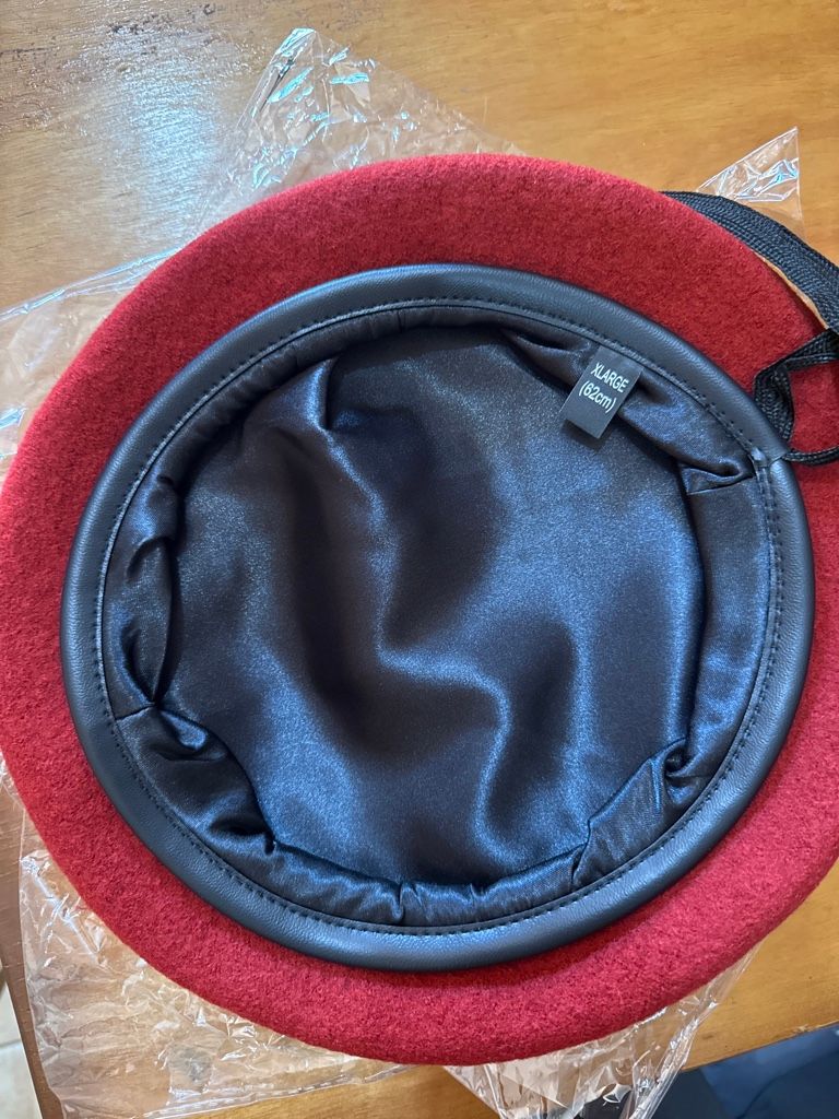 Boina bordo XL