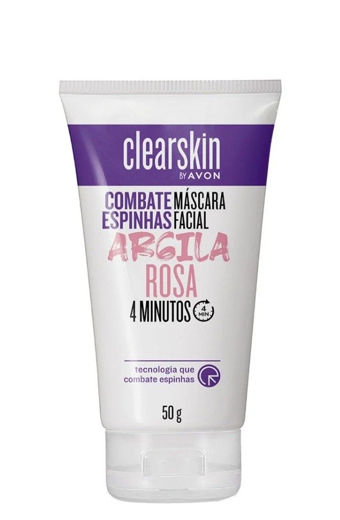 Avon Clearskin Máscara Argila Rosa 50g