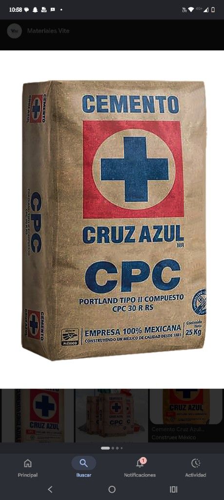 Cemento cruz azul