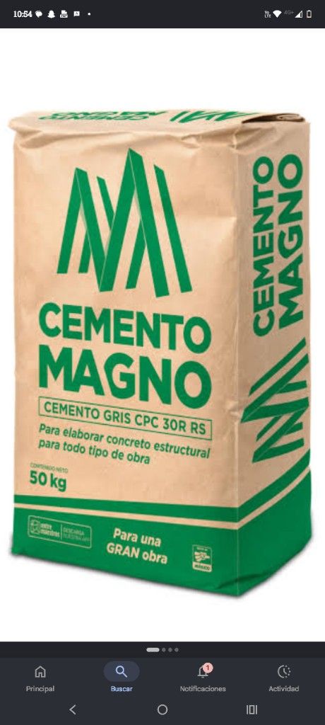 Cemento Magno gris 50kg