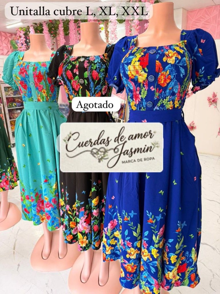 Vestidos estampados y elegantes