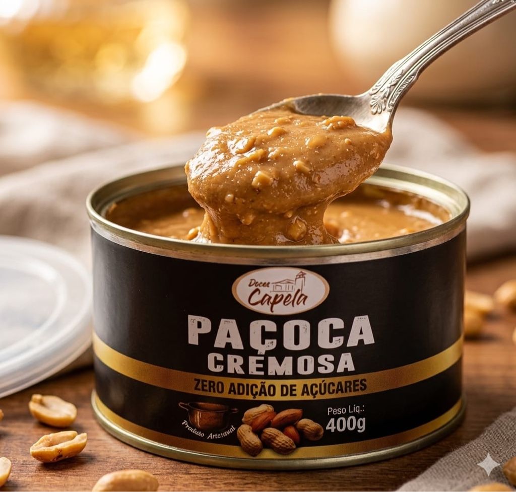 Doce Capela Paçoca Cremosa 400g
