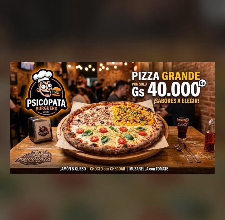 Psicópata  Pizza grande