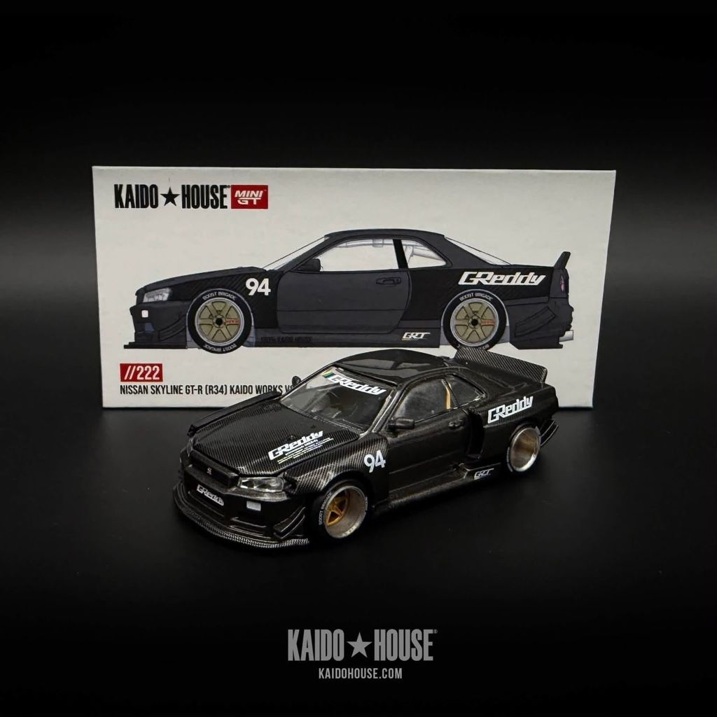 Kaido House Nissan Skyline GT-R negro