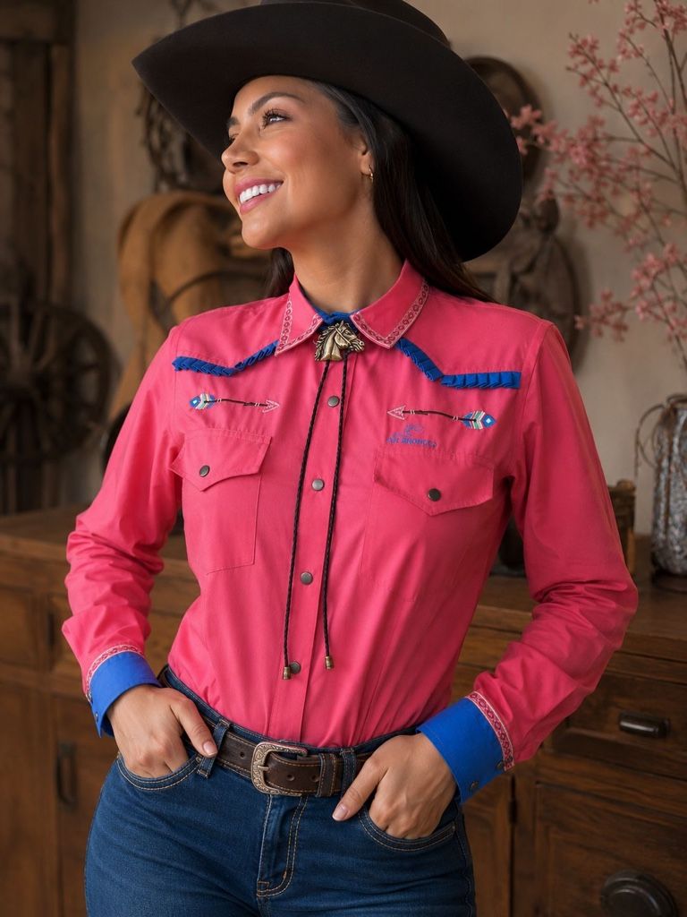 Camisa Pink Medallion