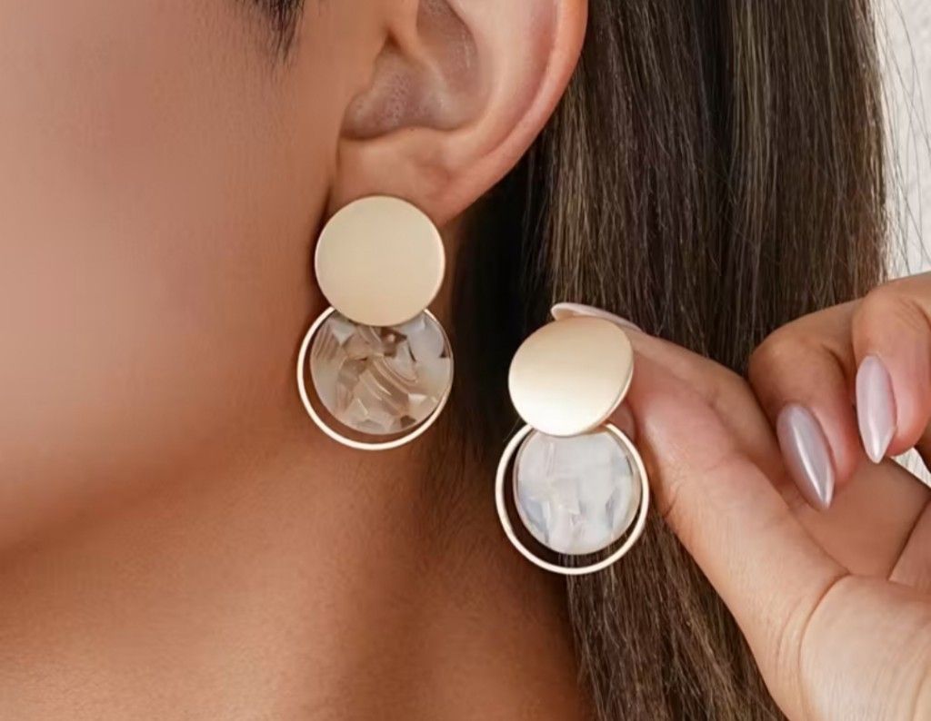 Aros beige circulares