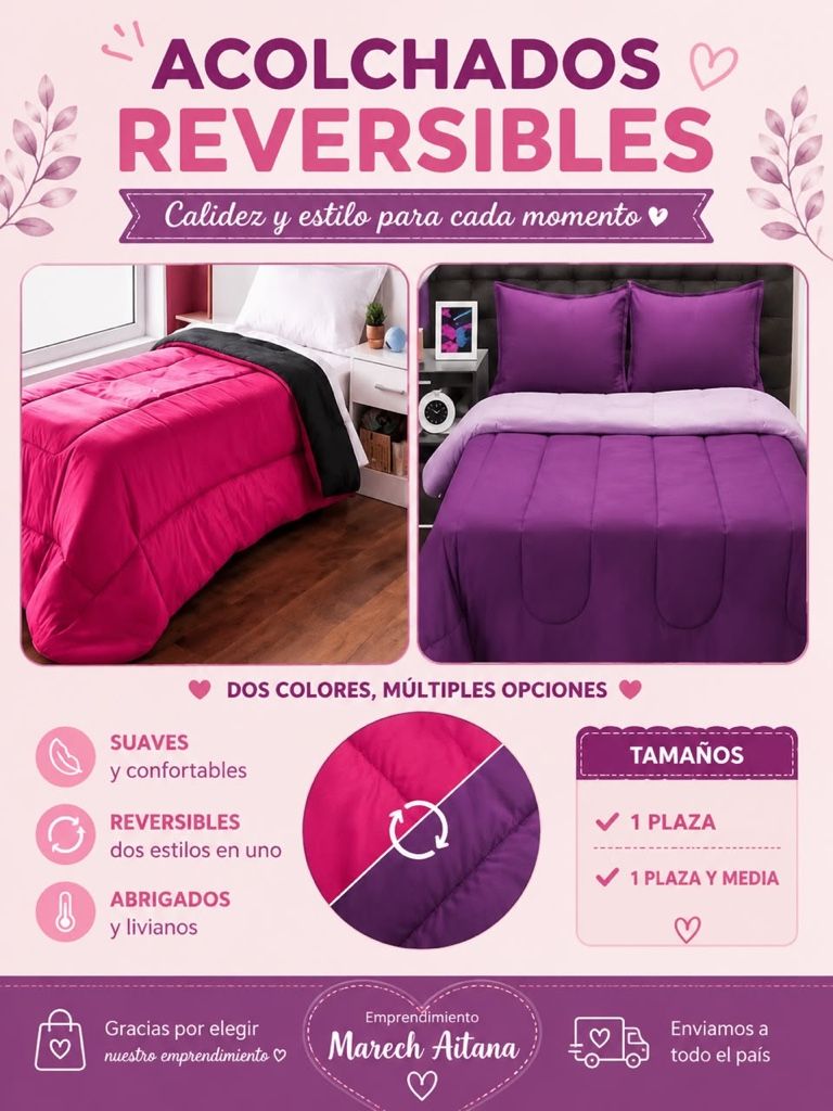 Acolchado reversible 1