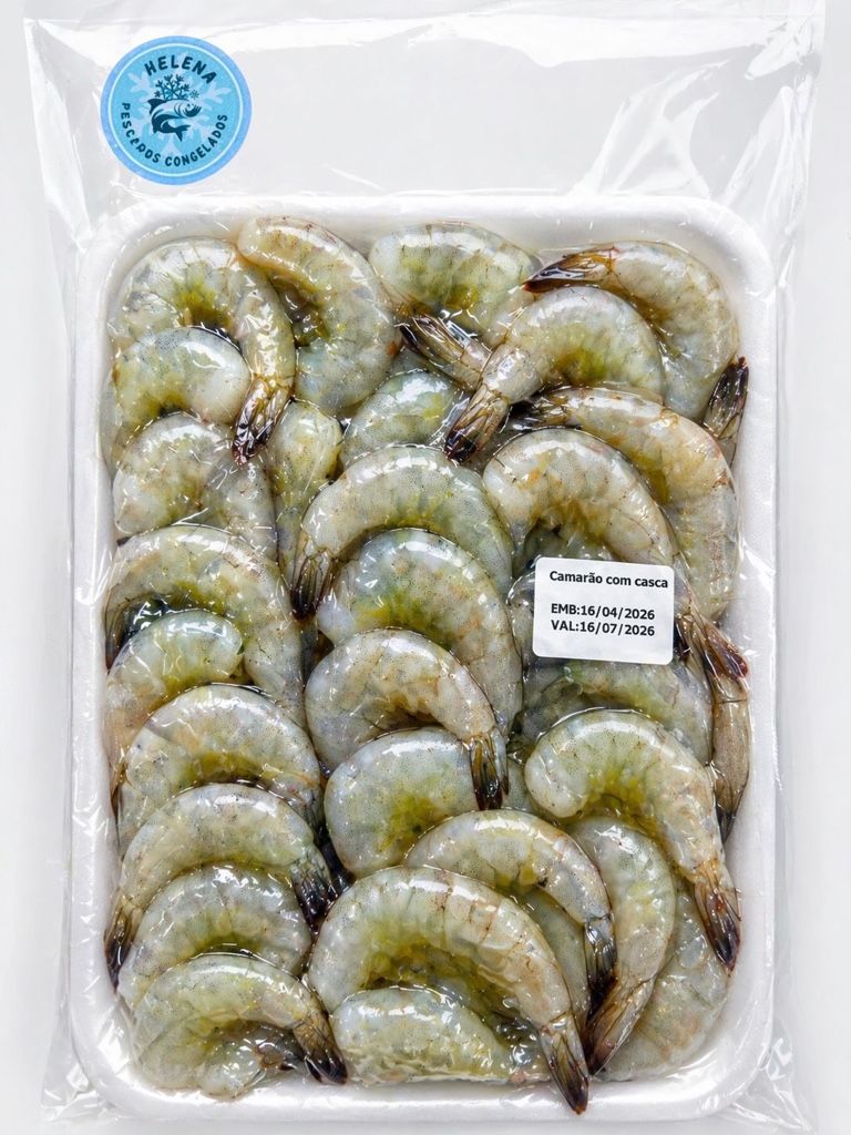 Camarão com casca 250G