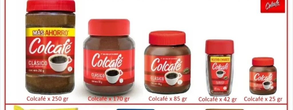 Café colcafé instantáneo